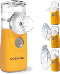 Inhalator przenośny dla dzieci Nebulizator COSMAMA z maską Cichy, Wydajny
