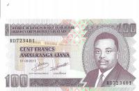 Banknot 100 Franków 2011 - UNC Burundi