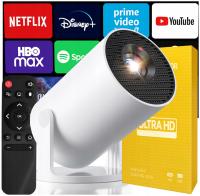 PROJEKTOR RZUTNIK Przenośny Android Smart Mini TV 4K LED Głośnik WIFI