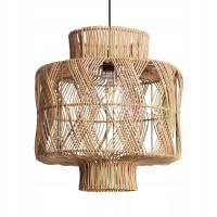 Wisząca lampa z ratanu japandi Boho ABR-LW23-BH-E27 Abruzzo IP65 beżowy