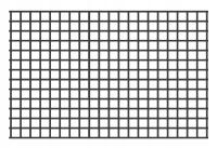 Сваренная сетка жесткая решетка 1000 x 2000 ушко 30 x 30 сырой провод 3 мм
