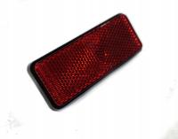 ODBLASK MOTOCYKLOWY PROSTOKĄT CZERWONY UNIWERSALNY