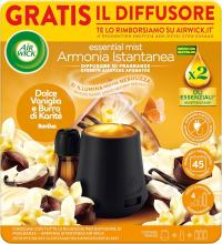 AIR WICK DYFUZOR AROMA MIST+OLEJEK AROMATYCZNA MGIEŁKA Wanilia & Masło Shea