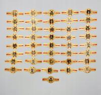 Etykiety cygarowe Belgia 1970s STOMPKOP piłkarze 41 szt.