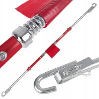 Drążek holowniczy sztywny hol z amortyzacją 3000 kg 180 cm pokrowiec