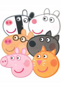 Maski dziecięce ŚWINKA PEPPA I PRZYJACIELE