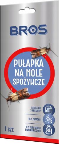 PUŁAPKA NA MOLE SPOŻYWCZE bez substancji owadobójczych Bros 1 szt.