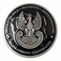 Большая монета 3D медаль армии территориальной обороны WOT Terrainalsi