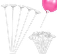 100 шт воздушные шары палочки палочки с корзинами вилки белый длинный