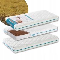 MATERAC PIANKOWO KOSKOSOWY 120x60 Z LATEKSEM MAX ODYCHAJĄCY ŚREDNIO TWARDY