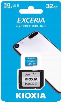 Kioxia Karta pamięci microSD 32GB M203 UHS-I U1 adapter Exceria