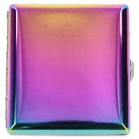 PAPIEROŚNICA METALOWA NA STANDARDOWE PAPIEROSY GRUBE RAINBOW