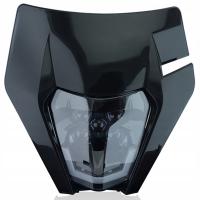 Reflektor motocyklowy Motonet czarny LED 36W IP67 310x250 mm