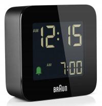 Braun Markowy Budzik LCD Do Pokoju Dziecięcego