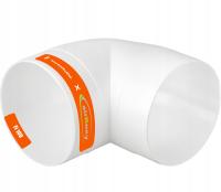 Круглый локоть вентиляции фи 100мм 90 градусов для вентиляции карниза