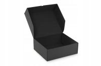 Karton fasonowy czarny 320x280x130mm 1szt.eleganckie pudełko box prezentowy