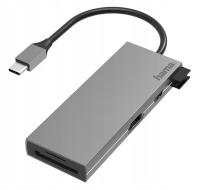 MULTIPORT PRZEJŚCIÓWKA ADAPTER 5W1 USB-C NA HDMI USB-A USB-C CZYTNIK 100W