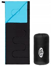 Śpiwór turystyczny typu kołdra 190x75cm z pokrowcem Lekki ciepły NILS