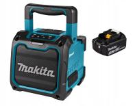 Makita Głośnik Bezprzewodowy Bluetooth AUX 14/18V 230V 1x5Ah BL1850 DMR200