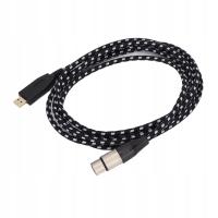 Kabel mikrofonowy USB USB do XLR żeński 3-pinowy