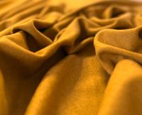 ŚLICZNA WEŁNA DZIANINA SUKIENKOWA WEŁENKA MUSZTARDA