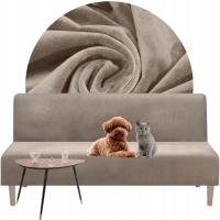 POKROWIEC NA WERSALKĘ SOFĘ WELUR PREMIUM PLUSZ ELASTYCZNY 190-210 OEKO TEX