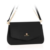 BETLEWSKI Elegancka Torebka Damska Listonoszka Skórzana Z Klapką MILEY