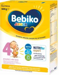 Bebiko Junior Nutriflor Expert 4 Молоко старше 2 лет питательная формула 600 г
