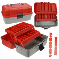 КОРОБКА КОРОБКИ ХОККАЙДО РЫБНАЯ ЛОВЛЯ 3 ЯРУСА СИЛЬНАЯ ДЛЯ РЫБОЛОВА