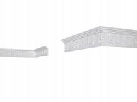 Ścienna BIAŁA listwa dekoracyjna B-21 4mb / 2szt.