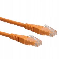 ROLINE Kabel sieciowy patchcord RJ45 kat.6 UTP, pomarańczowy, 1 m