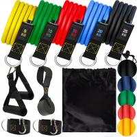 Набор резинок для упражнений, 5 резинок с сопротивлением, эспандеры для фитнеса, тренировочные ручки