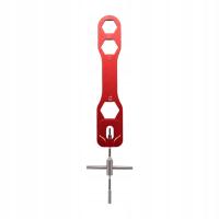 Narzędzie do usuwania sworznia łożyska szpuli Łatwy w użyciu Baitcasting Przenośny Aluminiowy czerwony