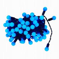 LAMPKI KULKI 100 LED NA CHOINKA 100LED NIEBIESKIE WKRĘCANE PROGRAMATOR