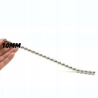 Koraliki męskie URETHRAL SOUND 304 Stal nierdzewna Długie sondy cewkowe10mm