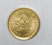 Kanada, 5 dolarów 2024, Liść klonu, złoto, 1/10 oz Au999 st. 1