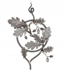 Rozeta z ŻOŁĘDZIAMI ogrodzenie elementy kute kut