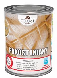 Colorit Pokost Lniany 0,75L olej naturalny podkład impregnat grunt drewno