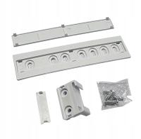 Mocowanie frontu lodówki do zabudowy suwak kątowy z szyną