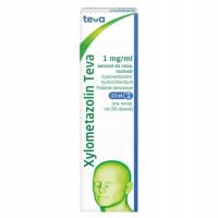 Xylometazolin Teva 1mg/ml aerozol 10ml zapalenie błony śluzowej nosa, zatok