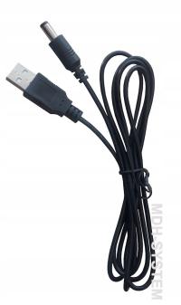 PRZEWÓD KABEL ADAPTER ZASILANIA USB - DC 2.1 x 5.5