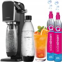 Saturator wody SodaStream Art czarny + Nabój CO2 SodaStream Quick Connect