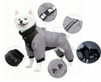 Nowa wodoodporna odblaskowa zimowa kurtka psa ciepła dla kamizelka