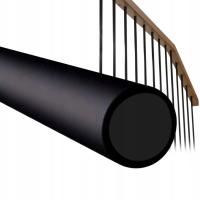 RURA RURKA DO BALUSTRADY CZARNY MAT RAL 25MM 100CM TRALKA SŁUPEK PORĘCZ