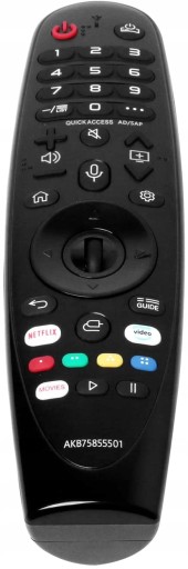 Remote control for LG AKB75855501 TV
