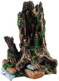 Dekoracja do akwarium ozdoba akwarystyczna korzeń duży z otworami 20cm 7333