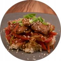 YESHA Zrób to samo! Azjatycka wieprzowina z ryżem (2 porcje)