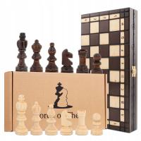 Олимпийские шахматы обожженные бронзовые деревянные 35x35