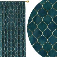 ГОТОВЫЕ ШТОРЫ НА ЗУБЧИКИ ЛЕНТЕ 140X250 ДРАПИРОВКА УЗОР 064 УКОРОТИТЬ БЕСПЛАТНО