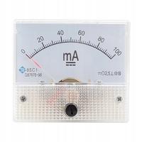 Panel analogowy amperomierza prądu stałego AMP Miernik prądu stałego Klasa 2,5 0-100MA